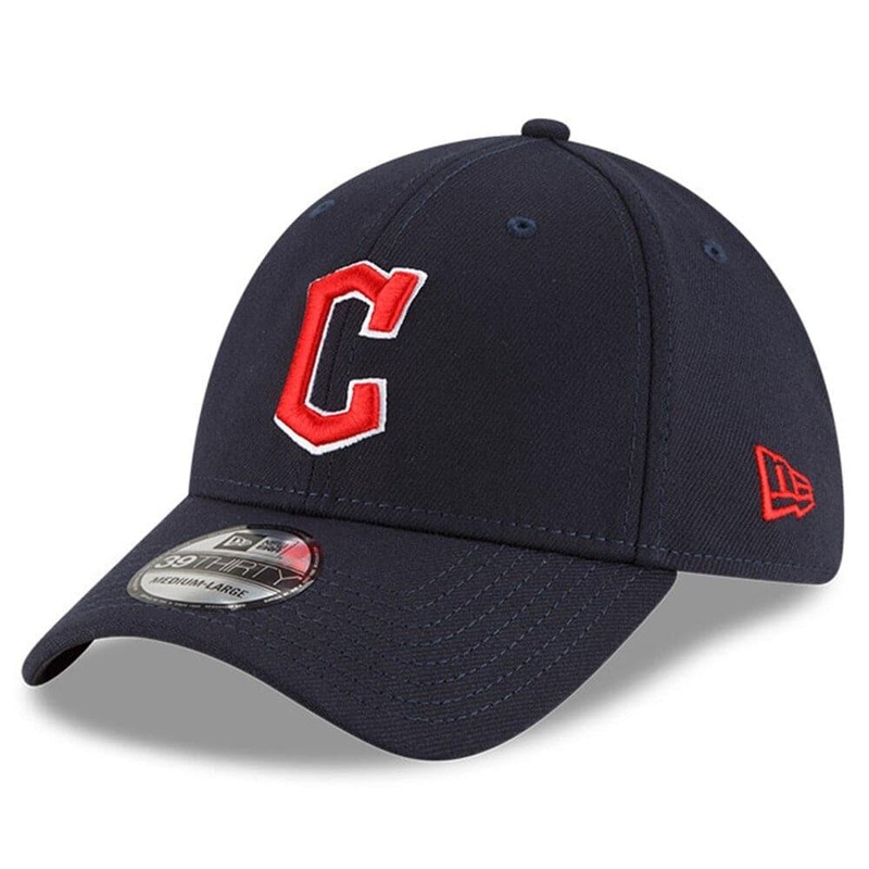 Cleveland Guardians New Era MLB Team 39THIRTY Stretch Fit Hat – Navy