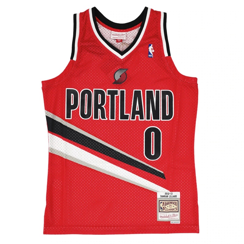 Damian Lillard Portland Trail Blazers Mitchell & Ness NBA Swingman Jersey 12-13 – Red