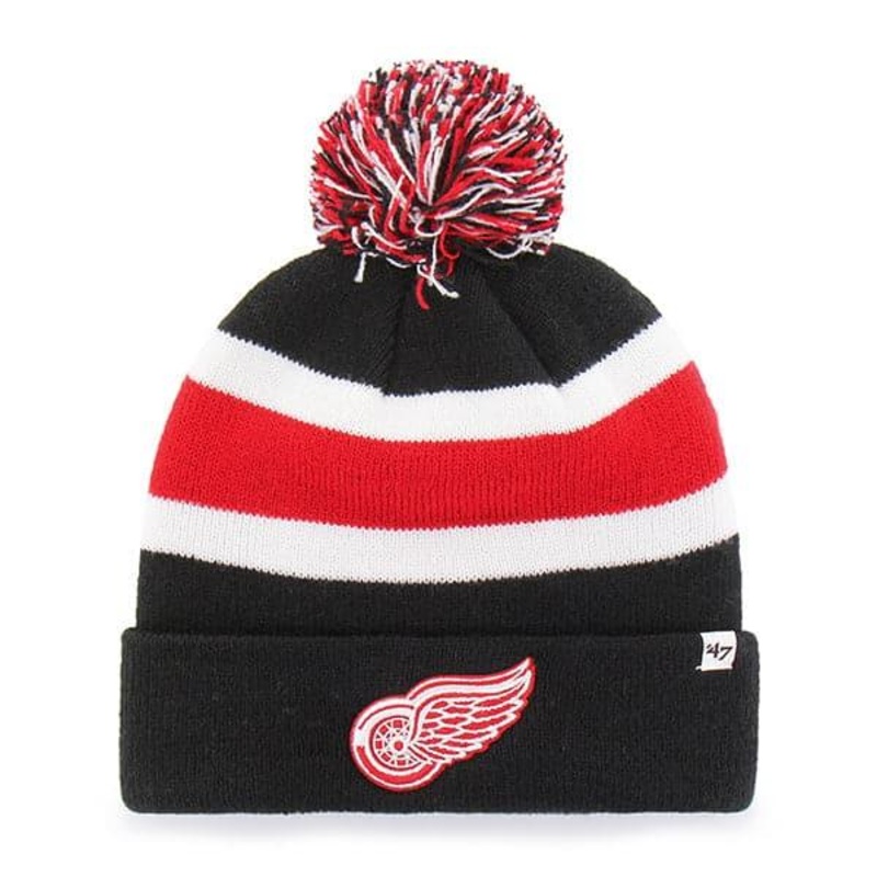 Detroit Red Wings ’47 NHL Team Breakaway Knit Beanie – Black