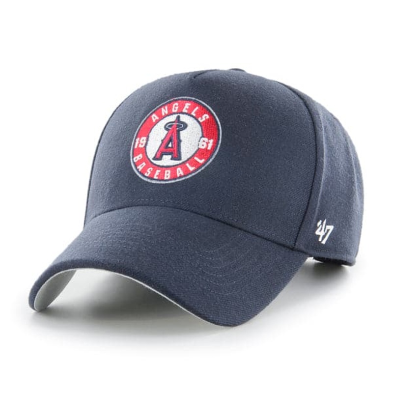 Los Angeles Angels ’47 MLB Alt MVP DT Snapback Hat – Navy