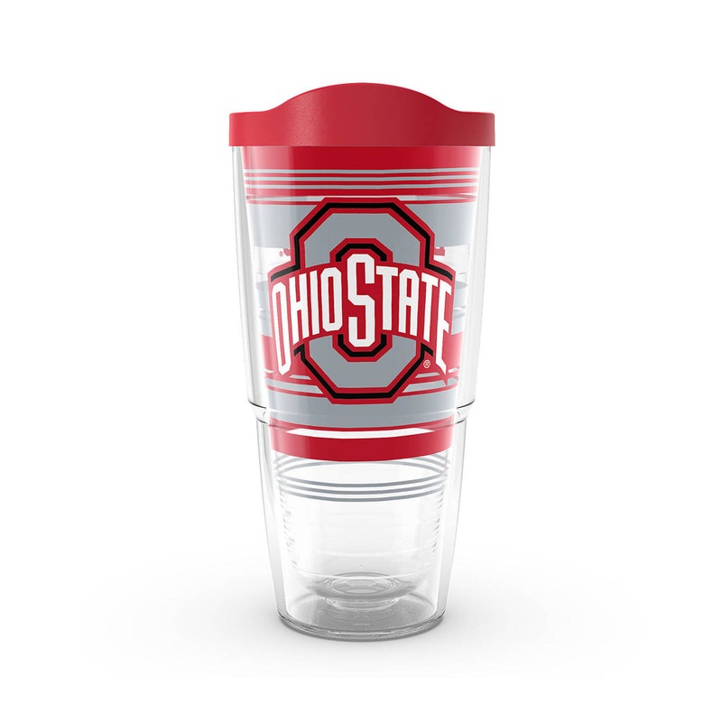 NCAA Ohio State Buckeyes Tervis 24oz Hype Stripes Travel Tumbler