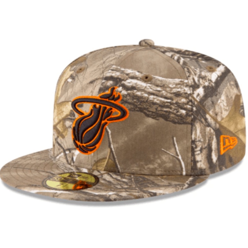New Era Miami Heat Realtree 59Fifty Fitted Hat
