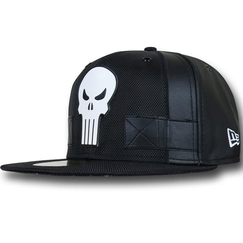 New Era Punisher Armor Black 59Fifty Fitted Hat