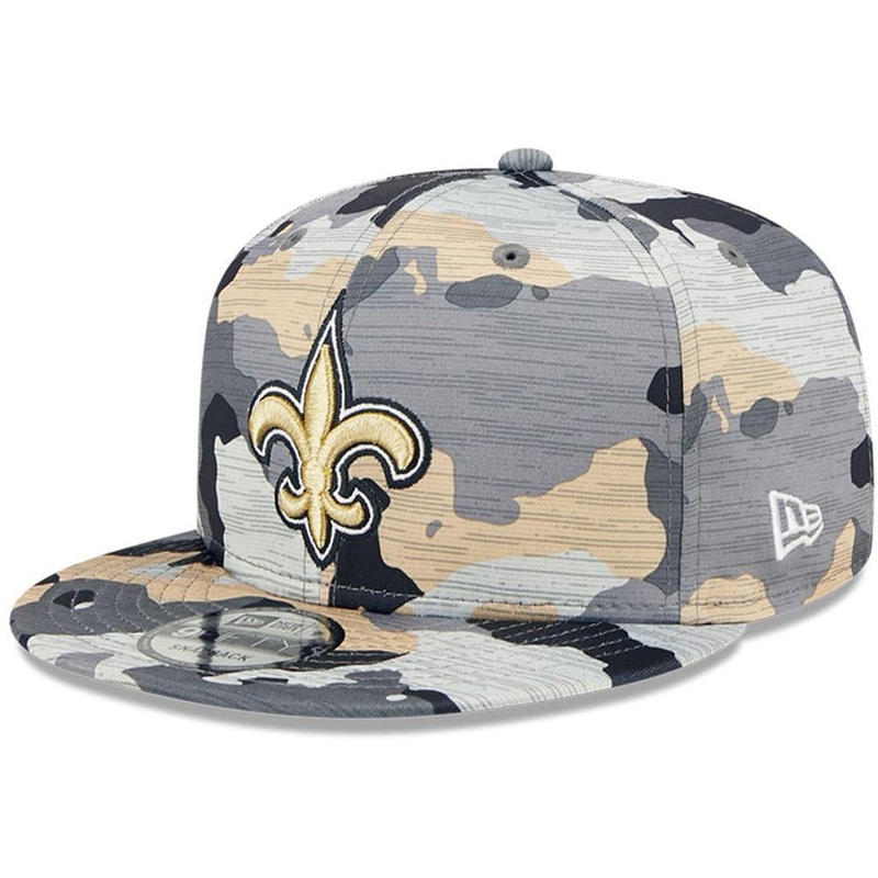 New Orleans Saints New Era NFL 22 Training Camp 9FIFTY Snapback Hat – Camo