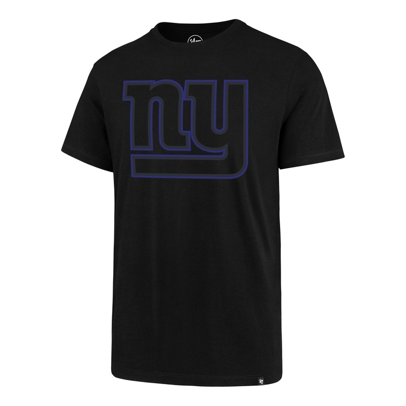 NFL New York Giants ’47 Pop Imprint Super Rival T-Shirt – Black