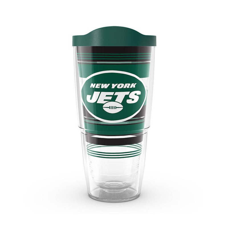 NFL New York Jets Tervis 24oz Hype Stripes Travel Tumbler