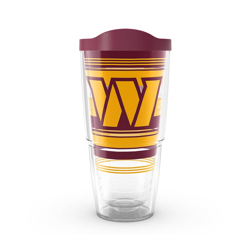 NFL Washington Commanders Tervis 24oz Hype Stripes Travel Tumbler