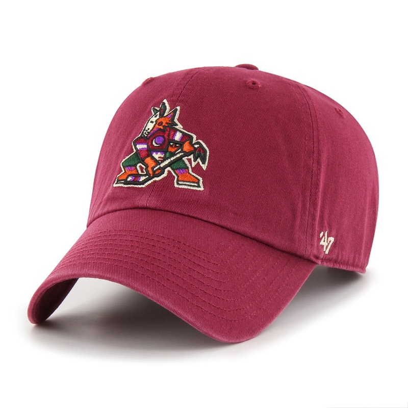 NHL Arizona Coyotes ’47 Kachina Clean Up Adjustable Hat – Red