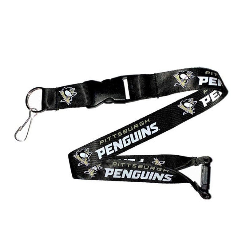 NHL Pittsburgh Penguins Aminco Lanyard – Black