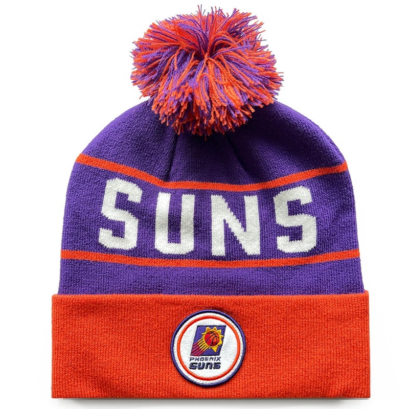 Phoenix Suns Mitchell & Ness NBA HWC Colour Knit Beanie – Purple