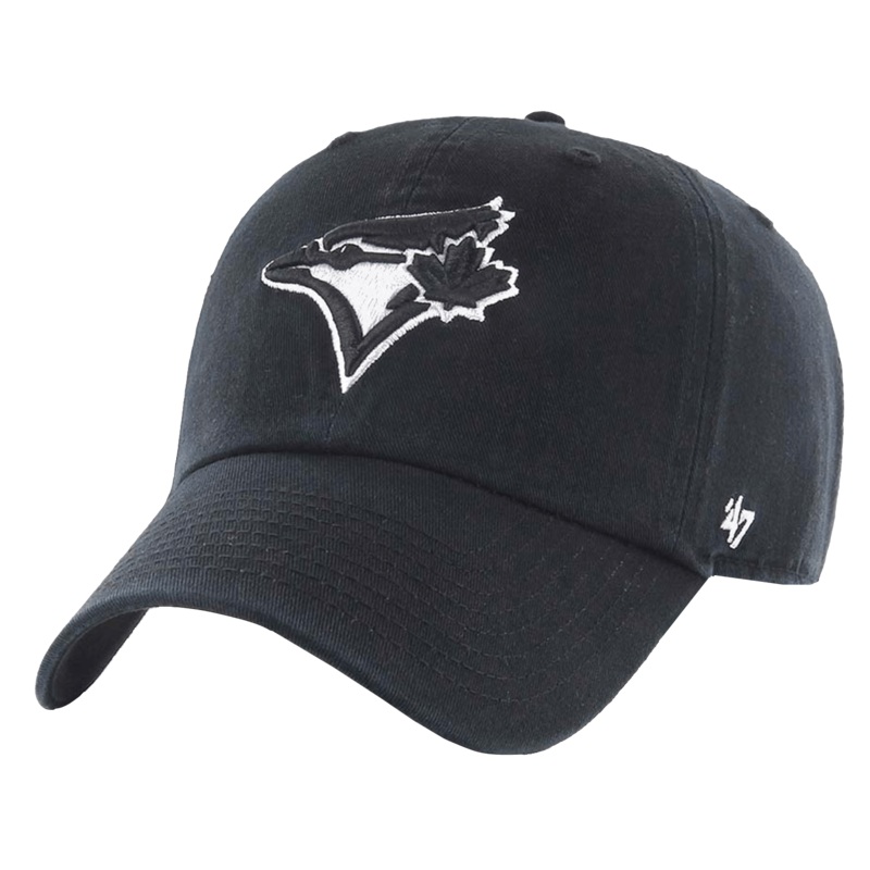 Toronto Blue Jays ’47 MLB Monochrome Clean Up Strapback Hat – Black
