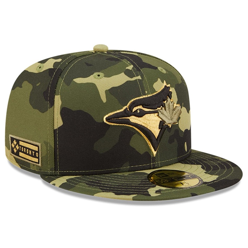 Toronto Blue Jays New Era MLB 2022 Armed Forces 59FIFTY Fitted Hat – Camo