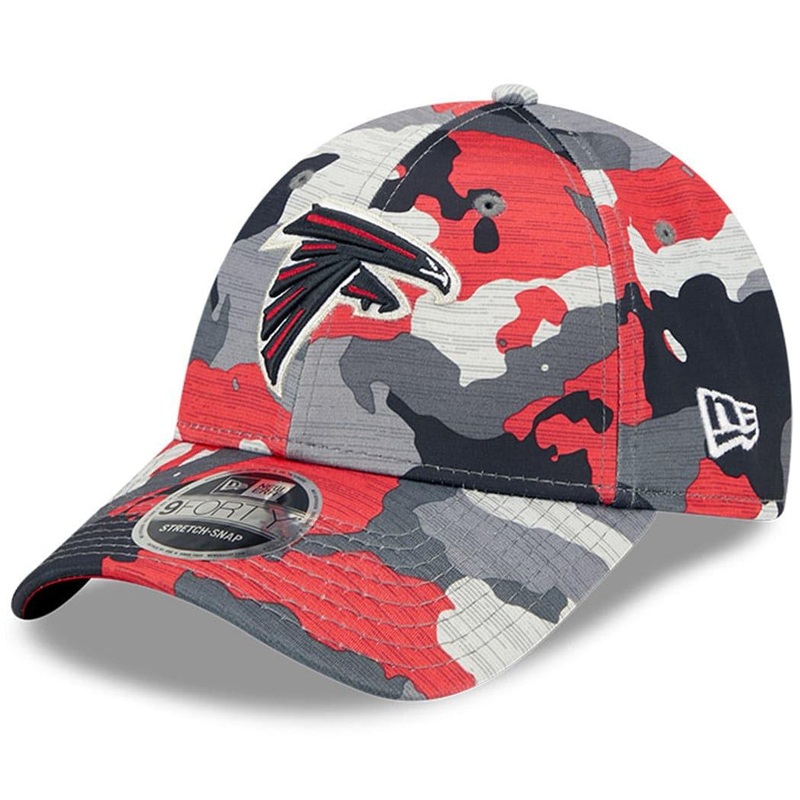 Atlanta Falcons New Era NFL 22 Training Camp 9FORTY Stretch Snap Hat – Camo