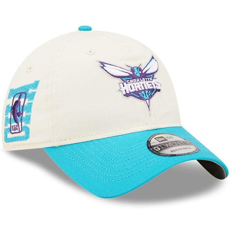 Charlotte Hornets New Era NBA 2022 Draft 9TWENTY Strapback Hat – Cream