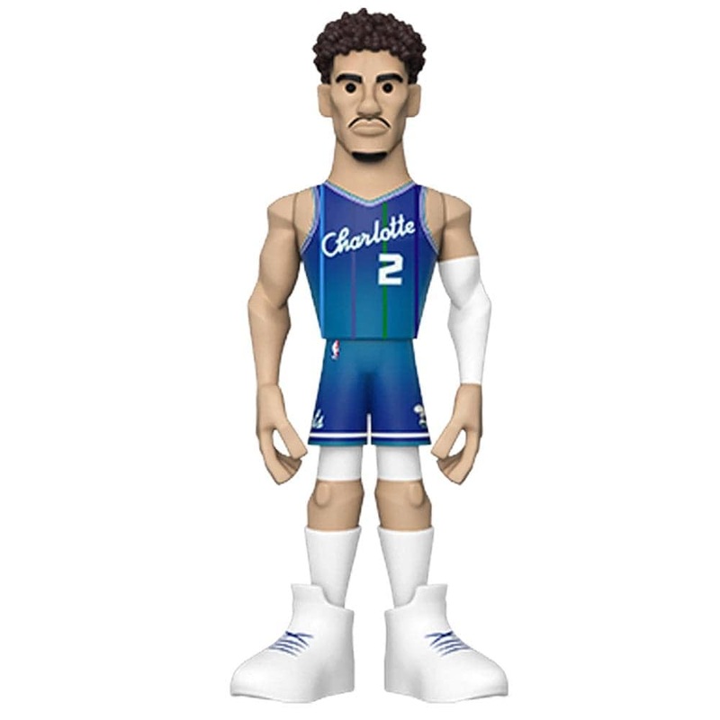 LaMelo Ball Charlotte Hornets Funko NBA 5″ Home Vinyl Gold Figure – Purple