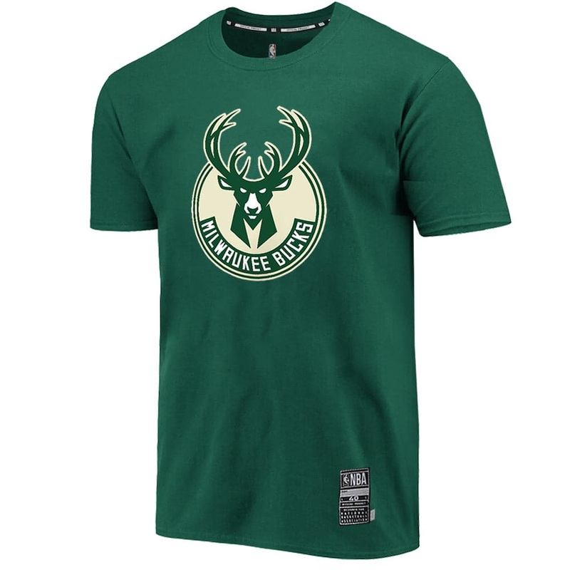 Milwaukee Bucks NBA Essentials Team Logo T-Shirt – Green