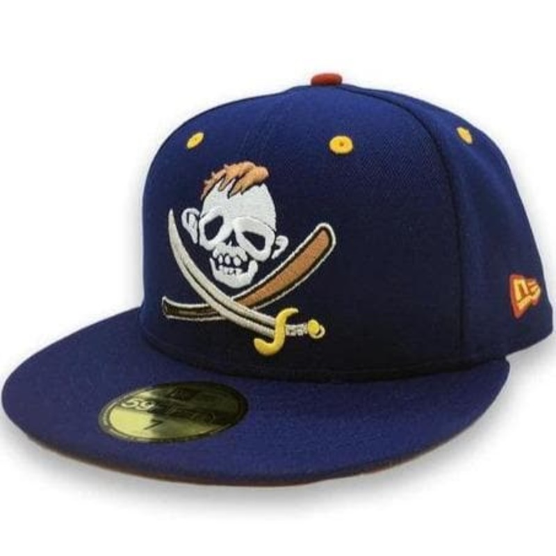 New Era Astoria Pirates Blue 59FIFTY Fitted Hat