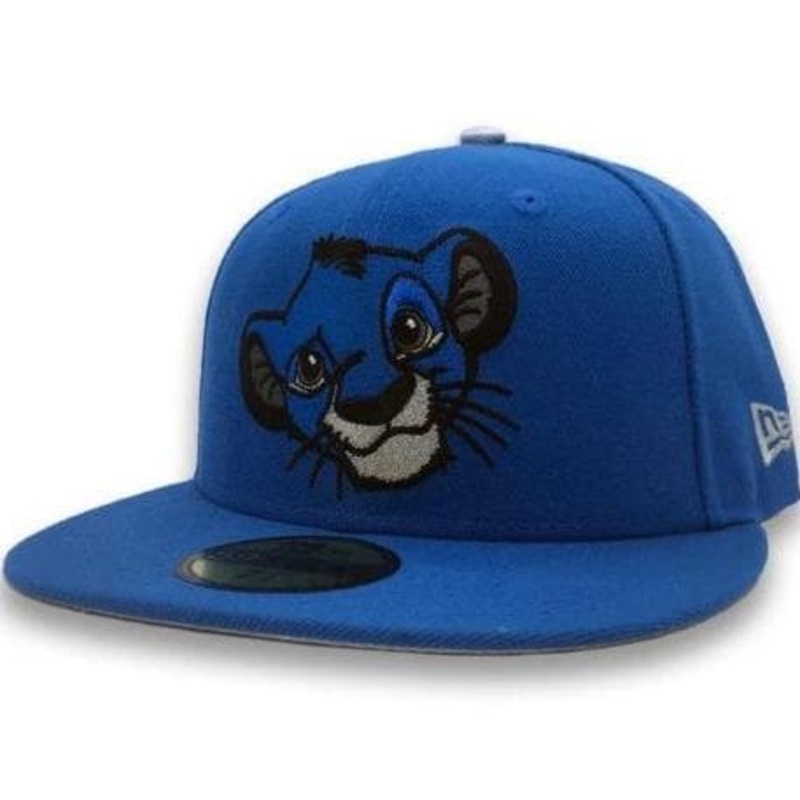 New Era Detroit Lion King Blue 59FIFTY Fitted Hat