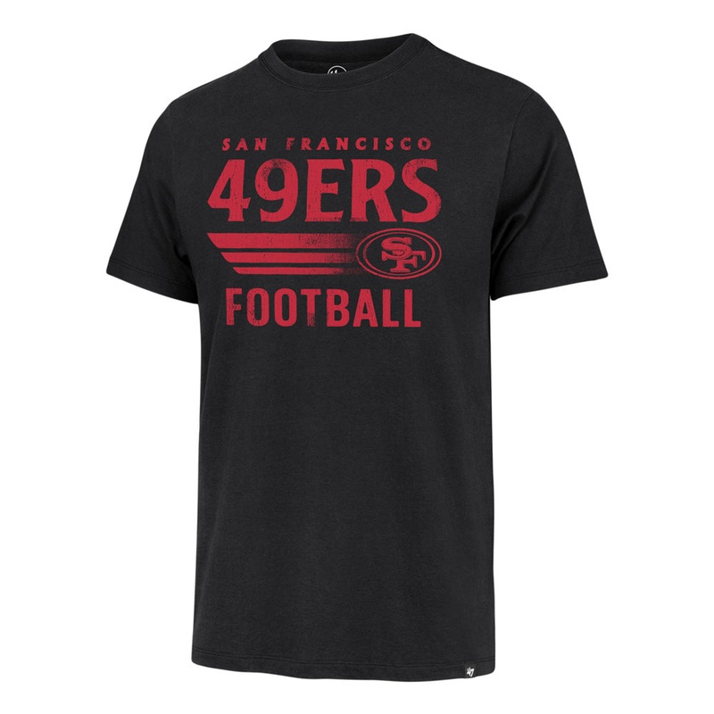 NFL San Francisco 49ers ’47 Rider Franklin T-Shirt – Black