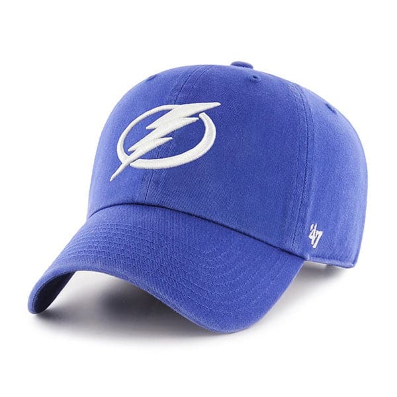 Tampa Bay Lightning Royal ’47 NHL Team Clean Up Strapback Hat – Blue
