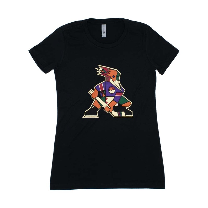 Tucson Roadrunners Women’s Kachina Logo T-Shirt – Black
