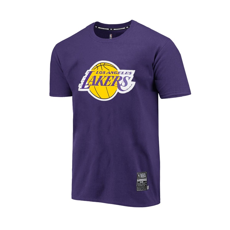 Youths LeBron James Los Angeles Lakers NBA Essentials Top Of The Key T-Shirt – Purple