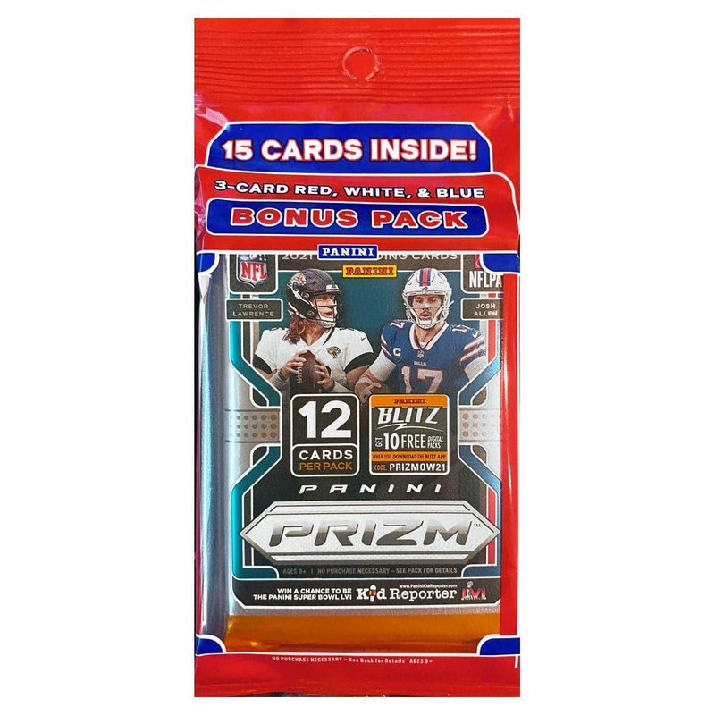 2021 Panini NFL Prizm Football Trading Card Cello Multi Pack