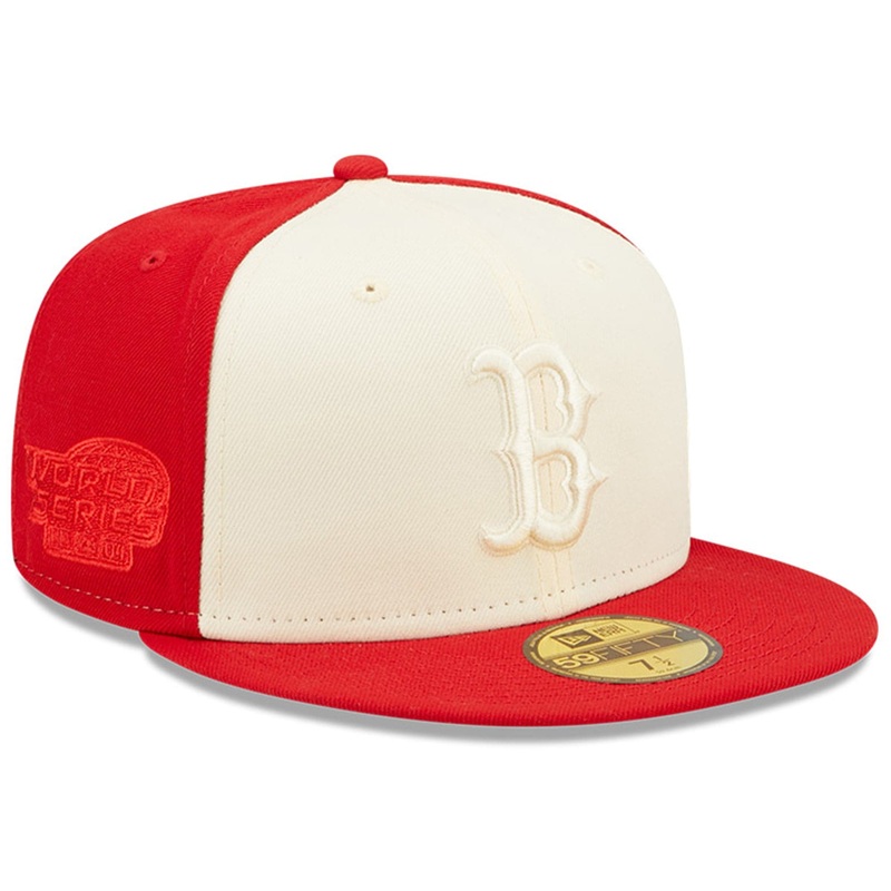 Boston Red Sox New Era MLB Tonal 2-Tone 59FIFTY Fitted Hat  – Red