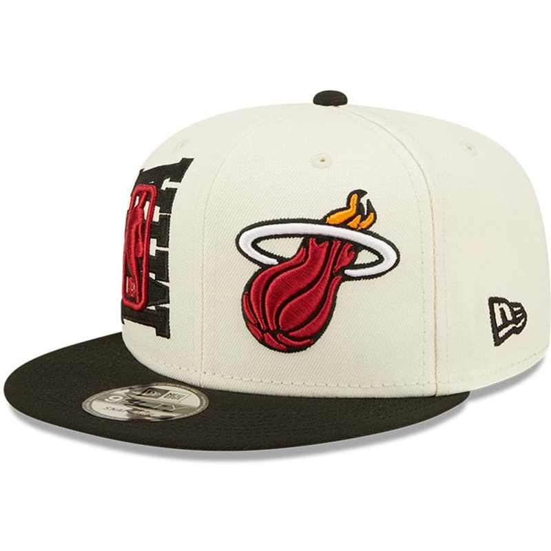 Miami Heat New Era NBA 2022 Draft 9FIFTY Snapback Hat – Cream