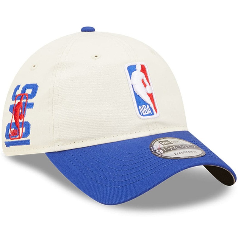 NBA Logoman New Era NBA 2022 Draft 9TWENTY Strapback Hat – Cream