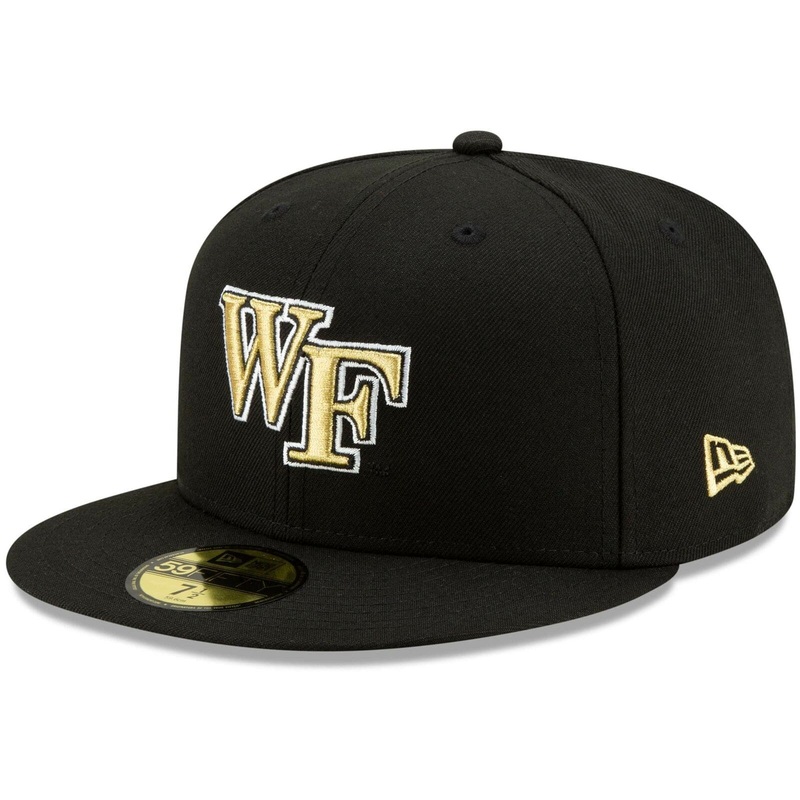 New Era Wake Forest Demon Deacons Black/Gold 59FIFTY Fitted Hat