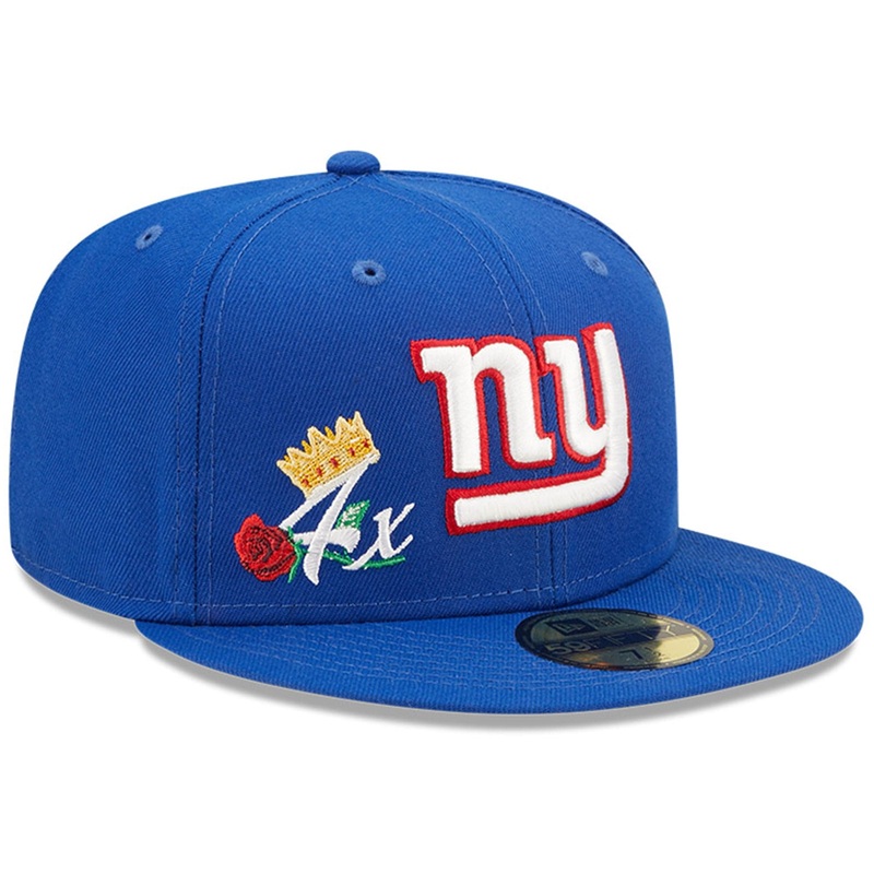 New York Giants New Era NFL Crown Champs 59FIFTY Fitted Hat – Blue