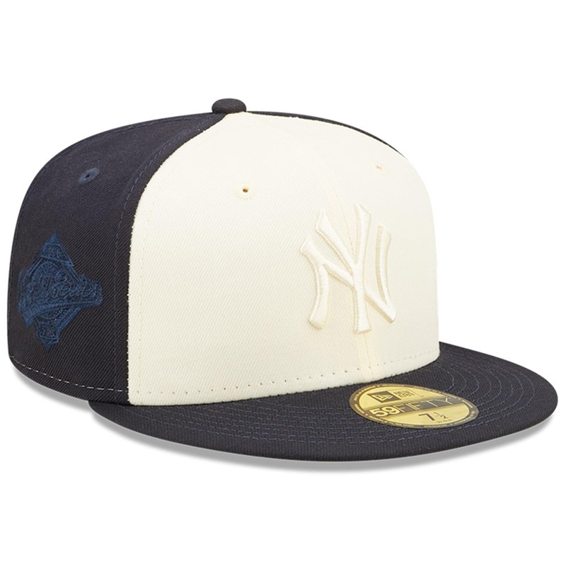 New York Yankees New Era MLB Tonal 2-Tone 59FIFTY Fitted Hat  – Navy