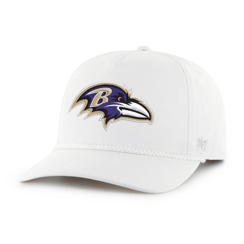 NFL Baltimore Ravens ’47 Rope Hitch Adjustable Hat – White