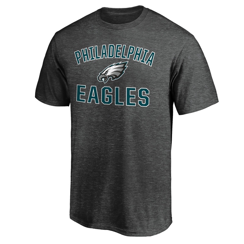NFL Philadelphia Eagles Fanatics Victory Arch T-Shirt – Charcoal