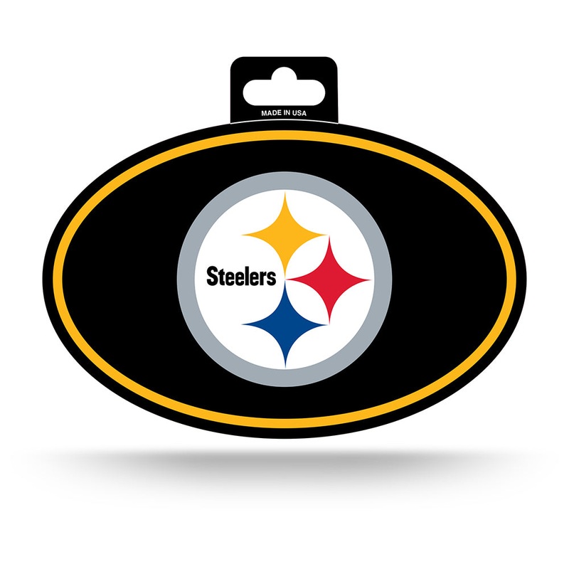 NFL Pittsburgh Steelers Rico Oval Logo Sticker
