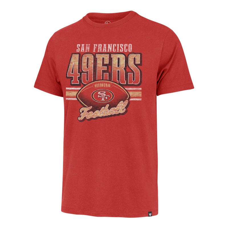 NFL San Francisco 49ers ’47 Last Call Franklin T-Shirt – Red