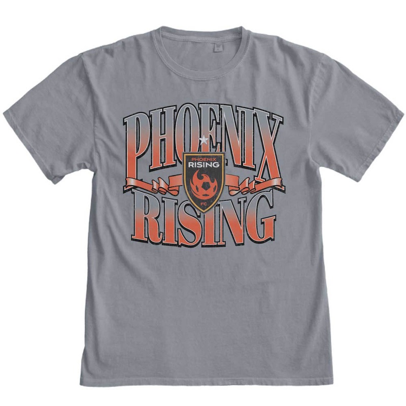 Phoenix Rising Blue 84 2023 USL Champions Pure Class T-Shirt – Gray