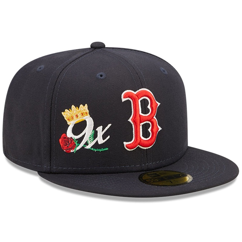 Boston Red Sox New Era MLB Crown Champs 59FIFTY Fitted Hat – Navy