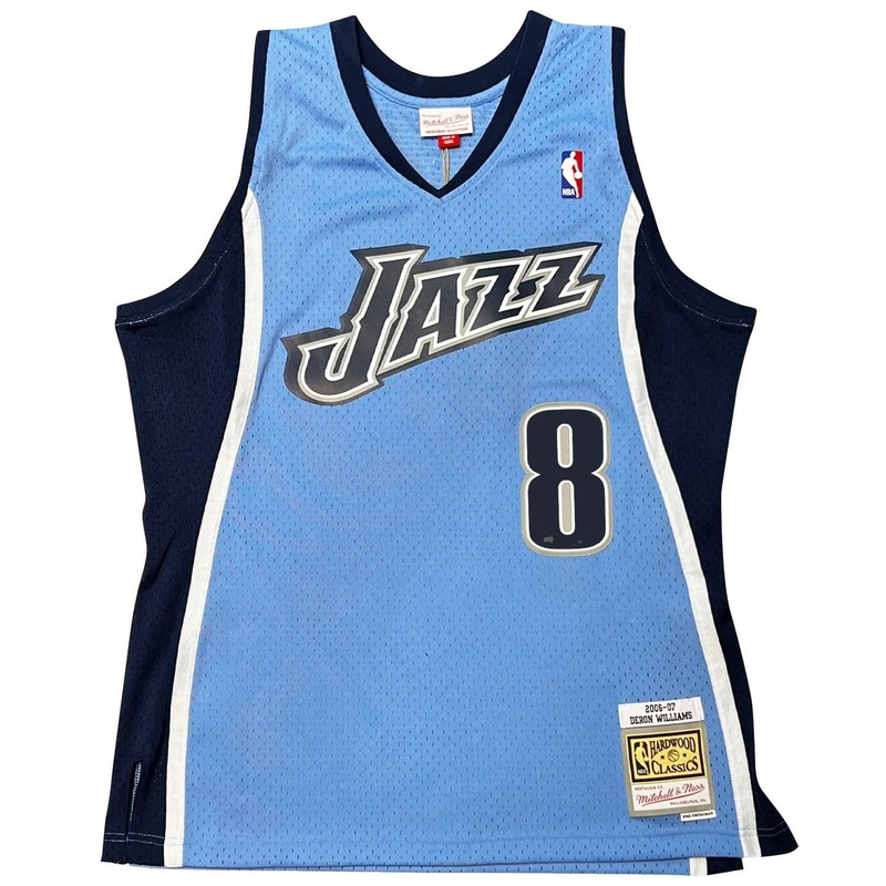 Deron Williams Utah Jazz 06-07 Alternate Mitchell & Ness NBA Swingman Jersey – Light Blue