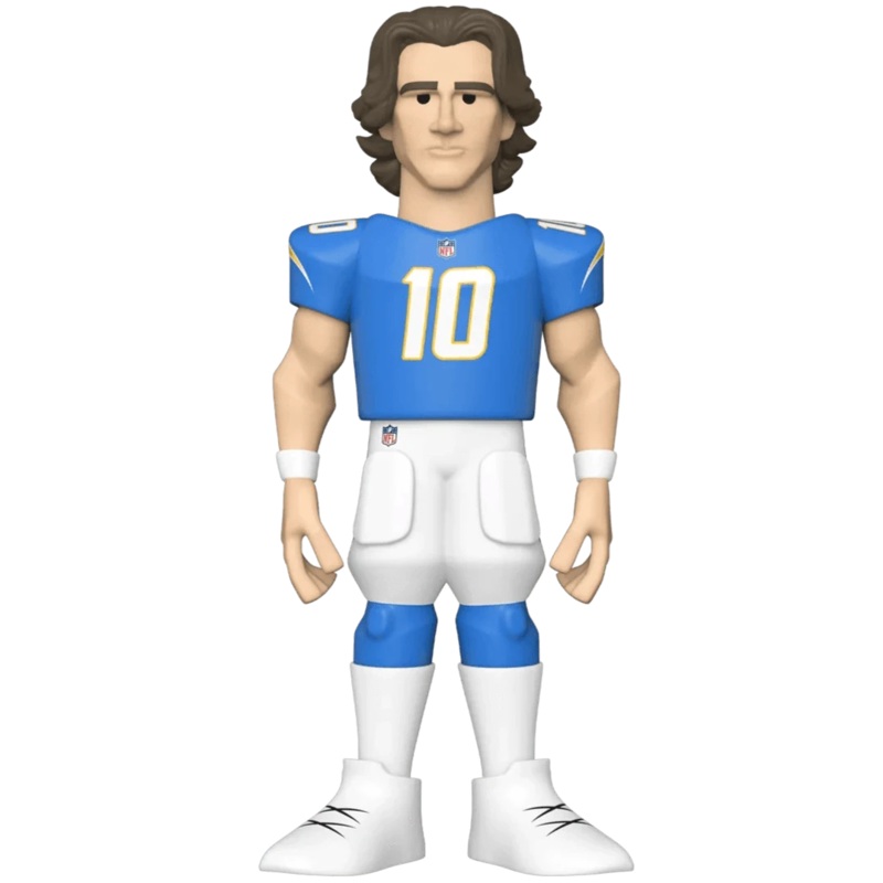 Justin Herbert Los Angeles Chargers Funko NFL 12″ Jumbo Vinyl Gold Figure – Blue