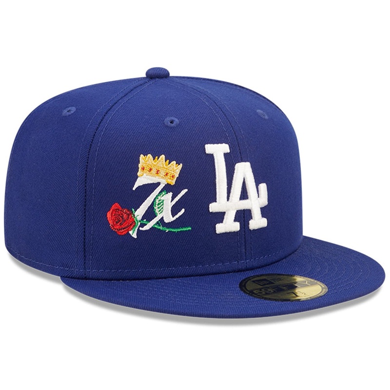 Los Angeles Dodgers New Era MLB Crown Champs 59FIFTY Fitted Hat – Blue