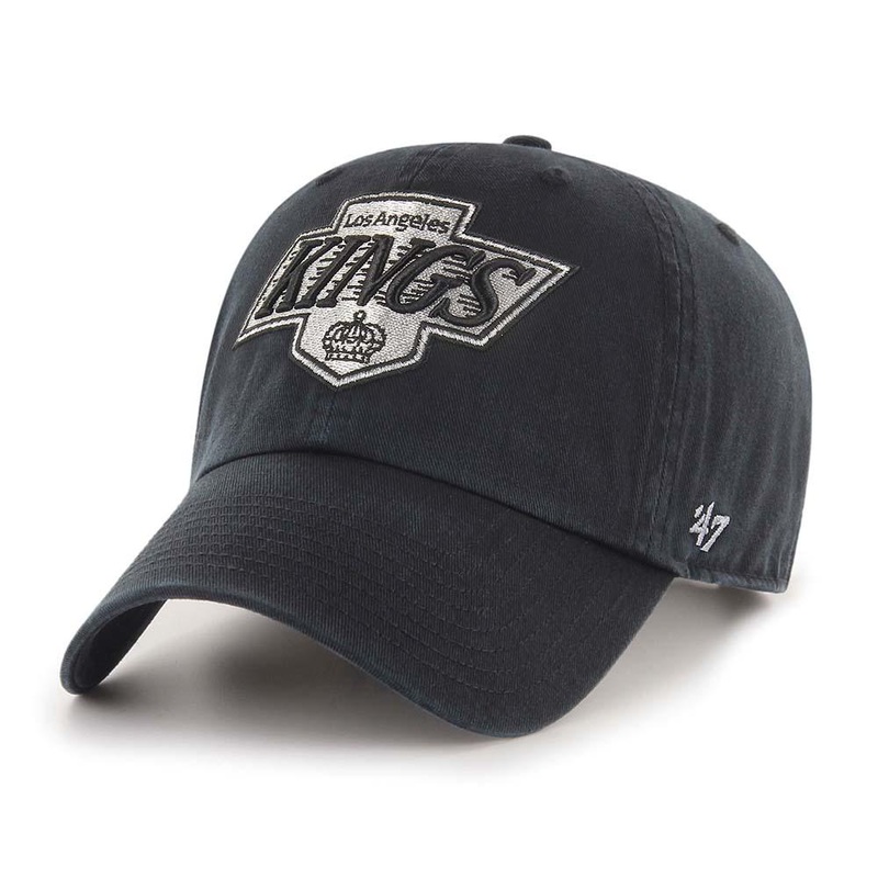 Los Angeles Kings ’47 NHL Vintage Clean Up Strapback Hat – Black