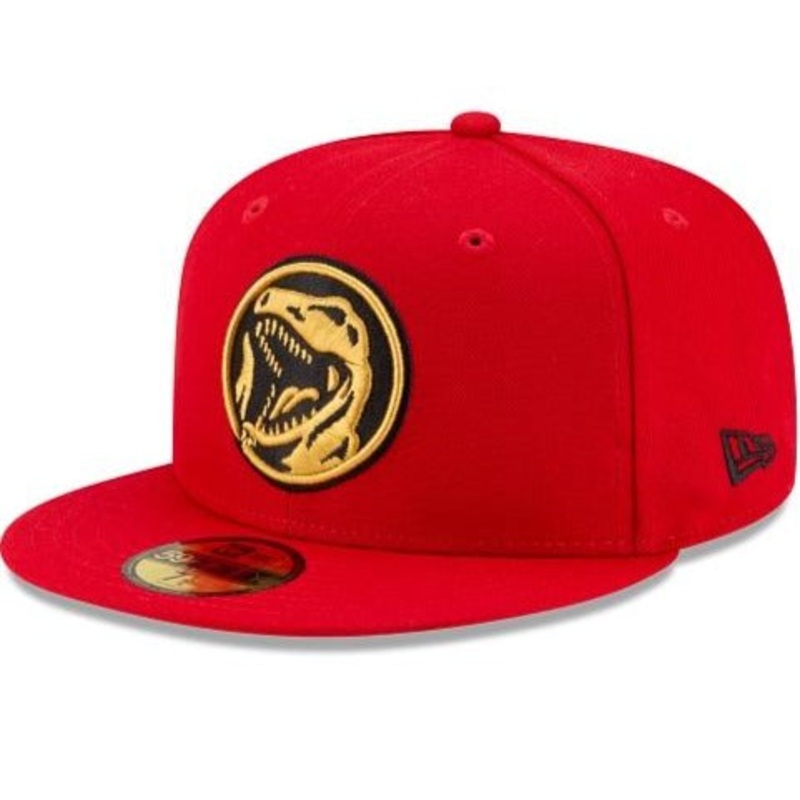 New Era Red Power Rangers 59FIFTY Fitted Hat