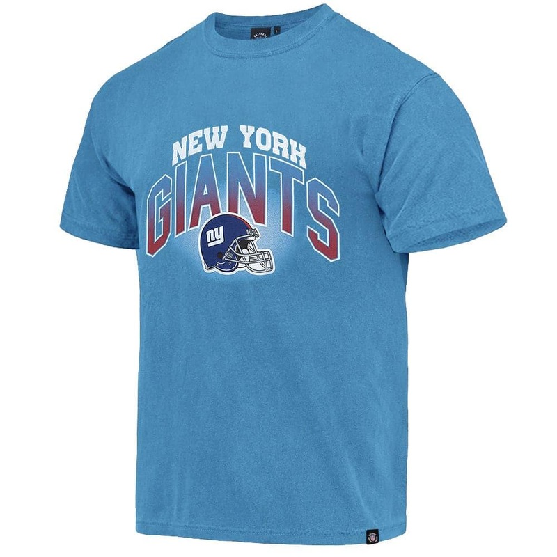 New York Giants Majestic NFL Sport Arch Vintage T-Shirt – Blue