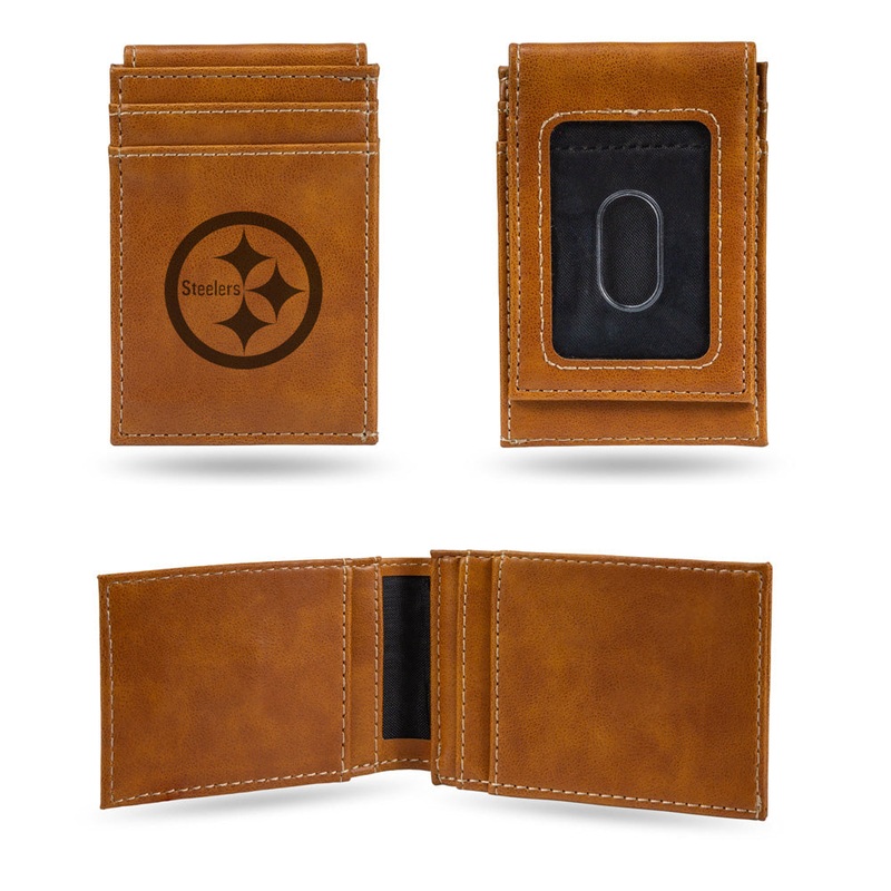 NFL Pittsburgh Steelers Rico Logo Front Pocket Wallet