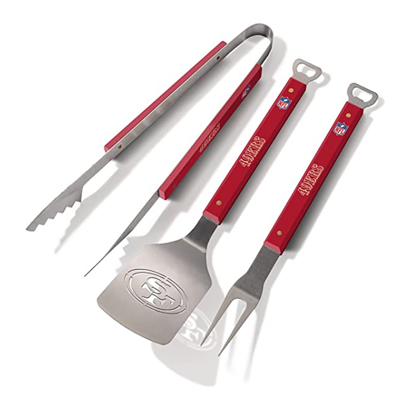 NFL San Francisco 49ers YouTheFan Spirit Series 3-Piece BBQ Set