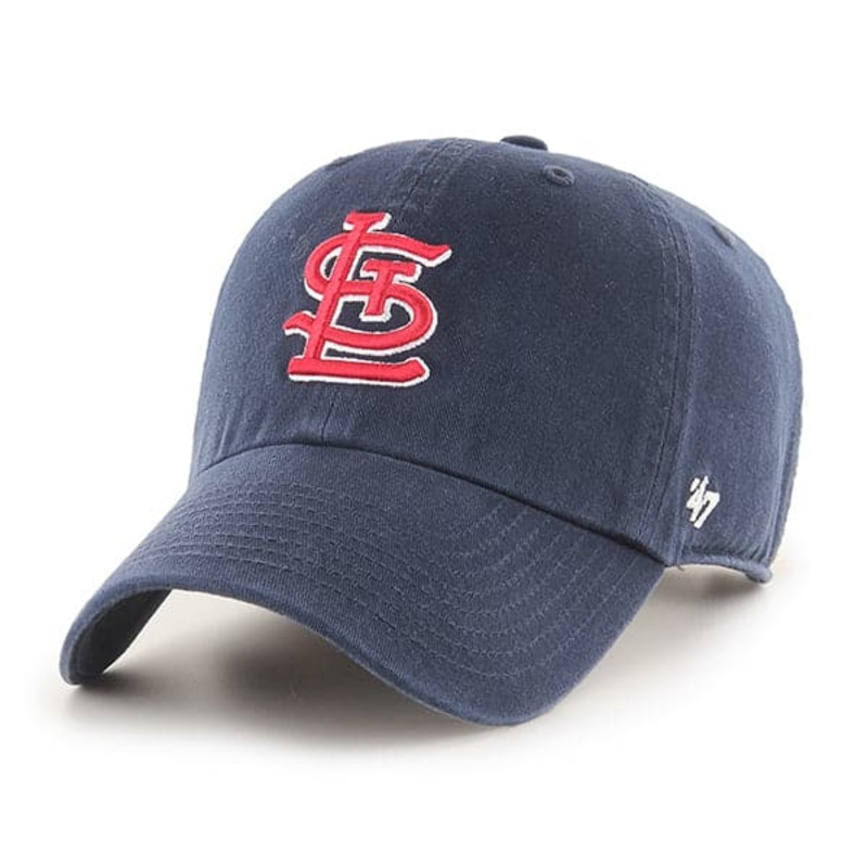 St. Louis Cardinals ’47 MLB Team Clean Up Strapback Hat – Navy