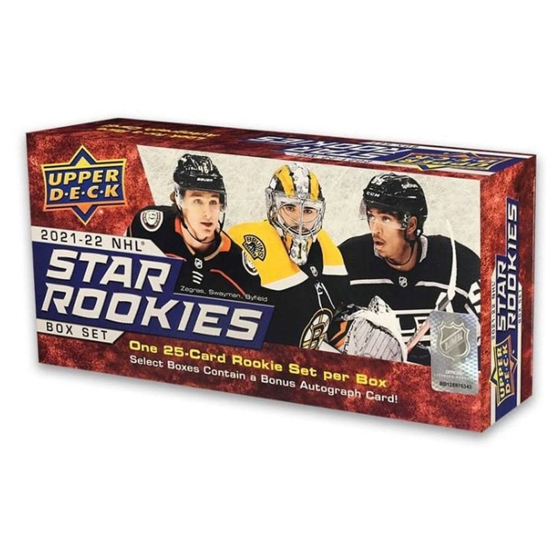 Upper Deck 21-22 NHL Star Rookies Hockey Trading Card Box Set