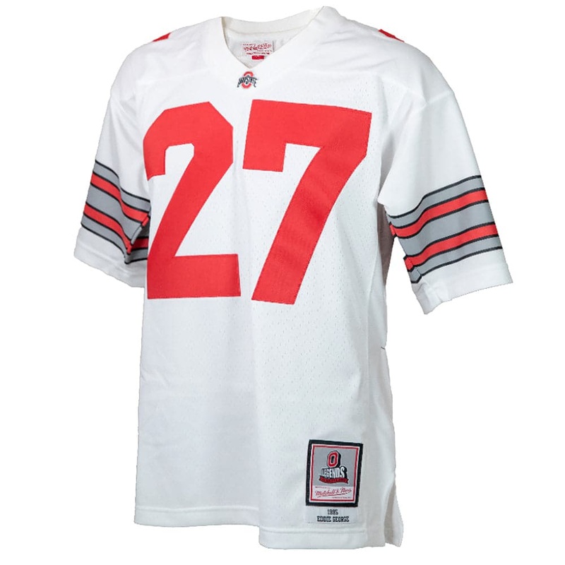 Eddie George Ohio State Buckeyes 95-96 Mitchell & Ness NCAA Legacy Jersey – White